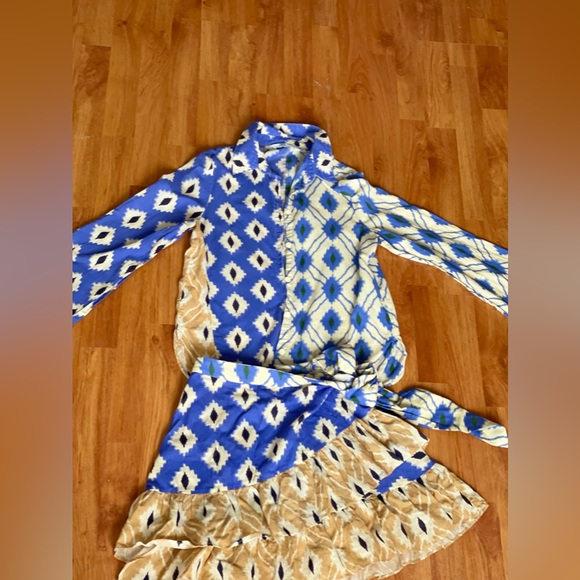 Zara two printed piece shirt and skirt set (Isabel Marant style) - Picture 10 of 10